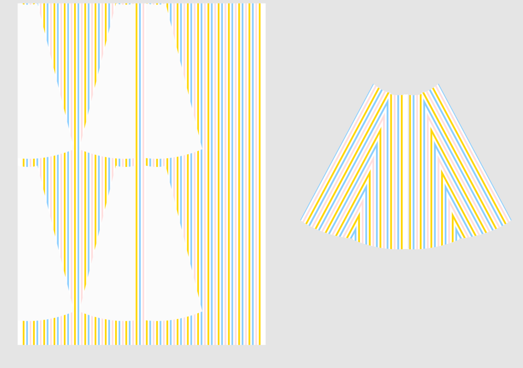 a vector mockup of the fabric.